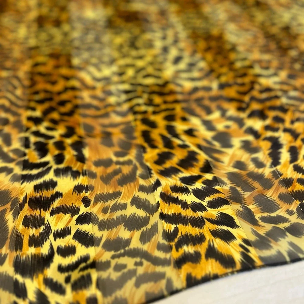 Large Vintage Leopard Scarf